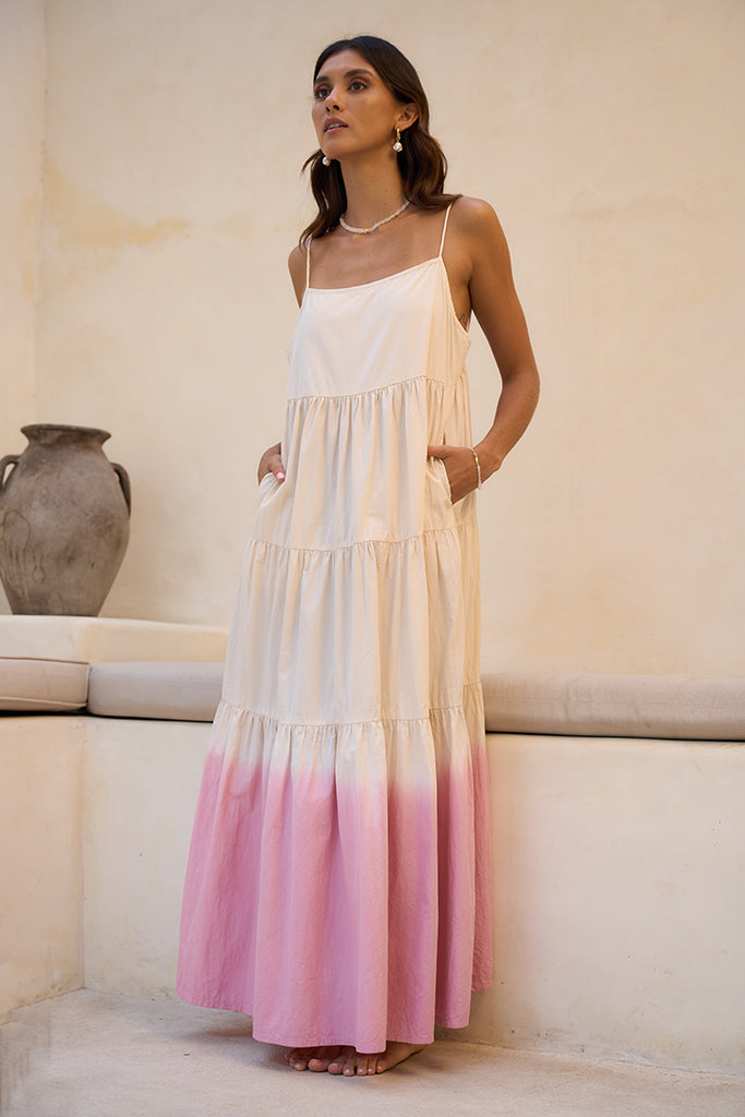 Tiered Maxi Dress / Summer Bloom