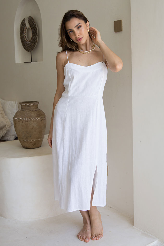 
                  
                    Acacia Midi Dress / White
                  
                