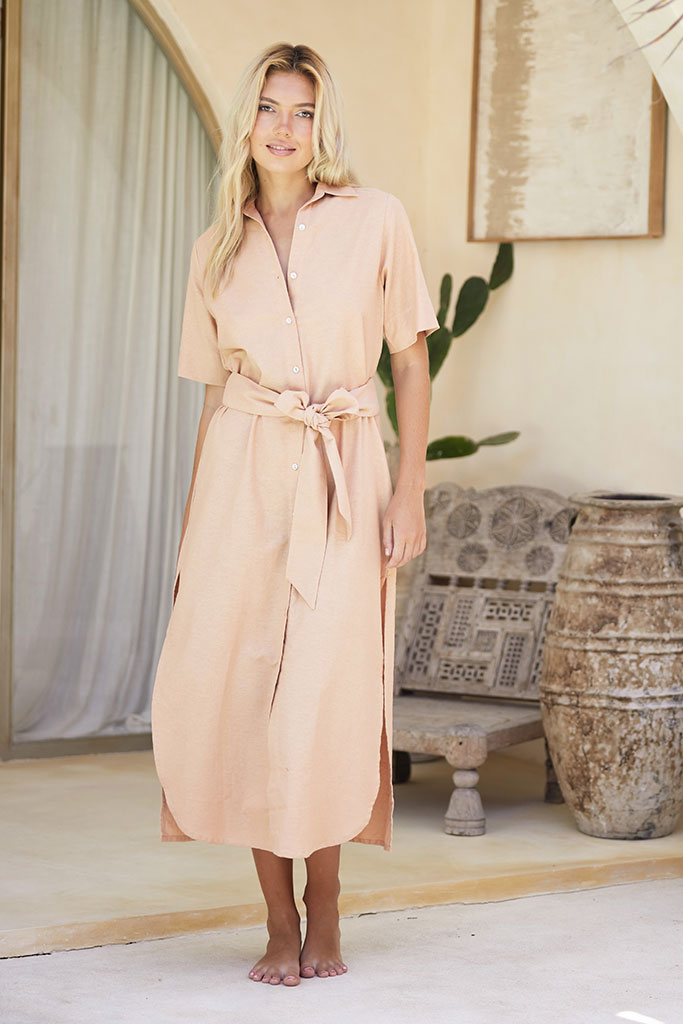 Davika Maxi Dress / Macadamia