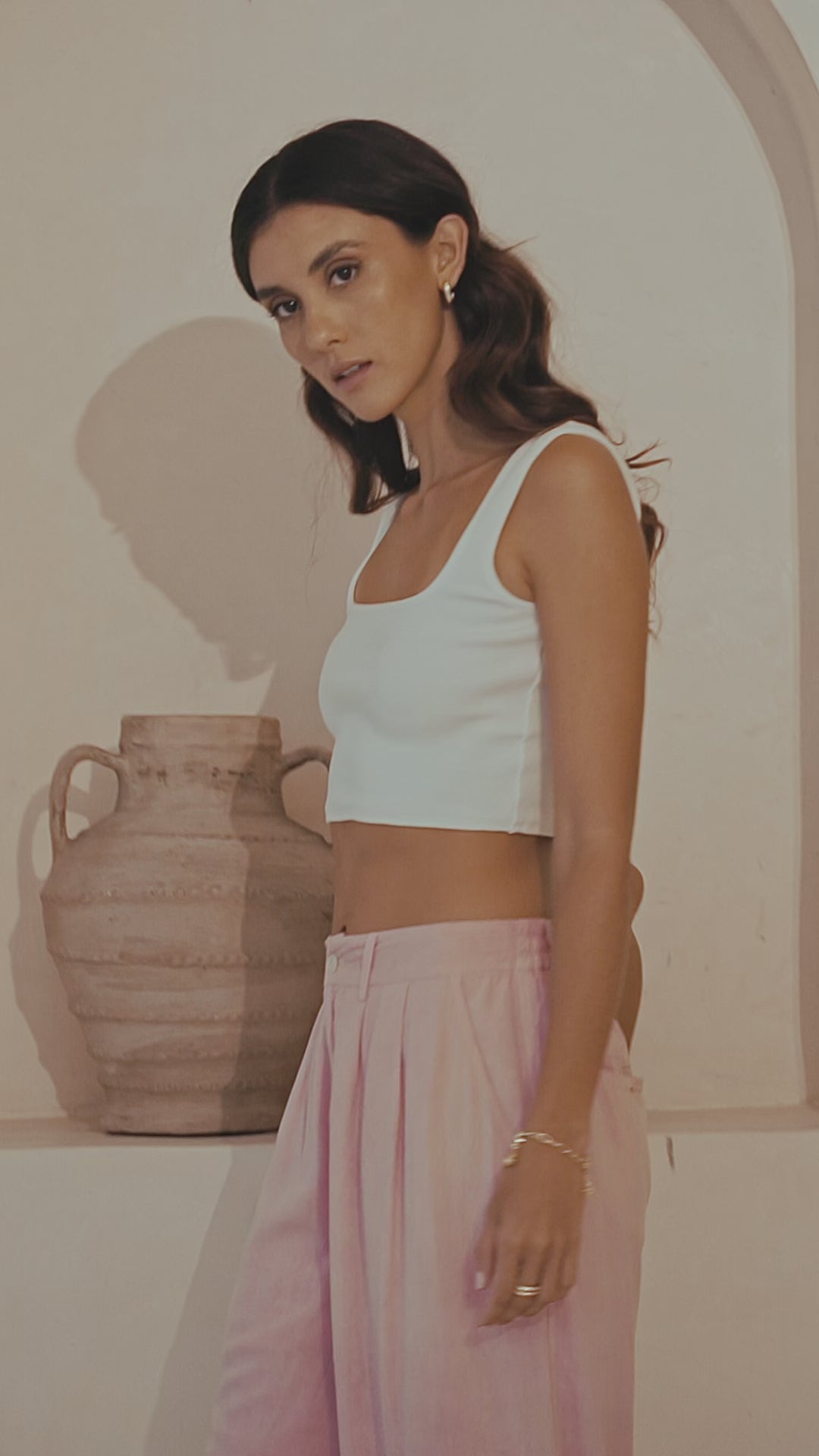 Vittoria Long Pant / Rosa