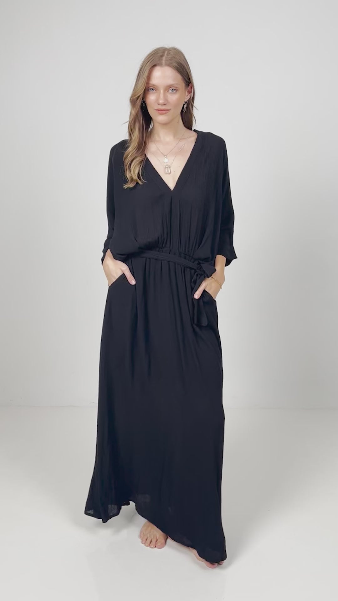 Rever Maxi Dress - Black