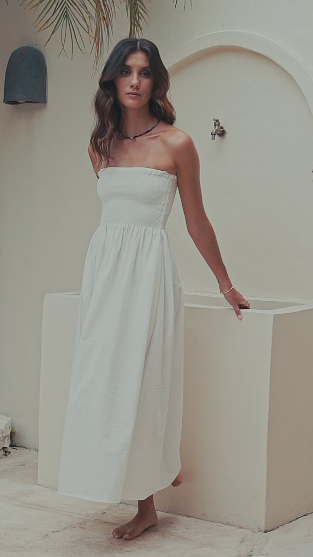 Lennox Midi Dress / Shell