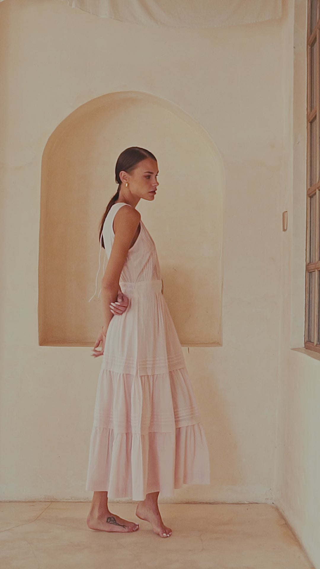 Perle Maxi Dress / Blush