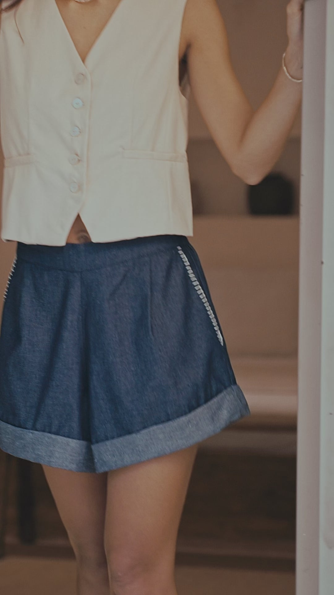Nina Vest / Blush