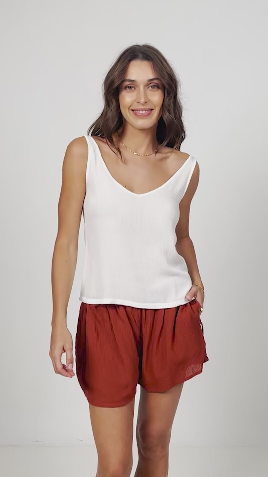 Brooke Shorts - Rusty Red