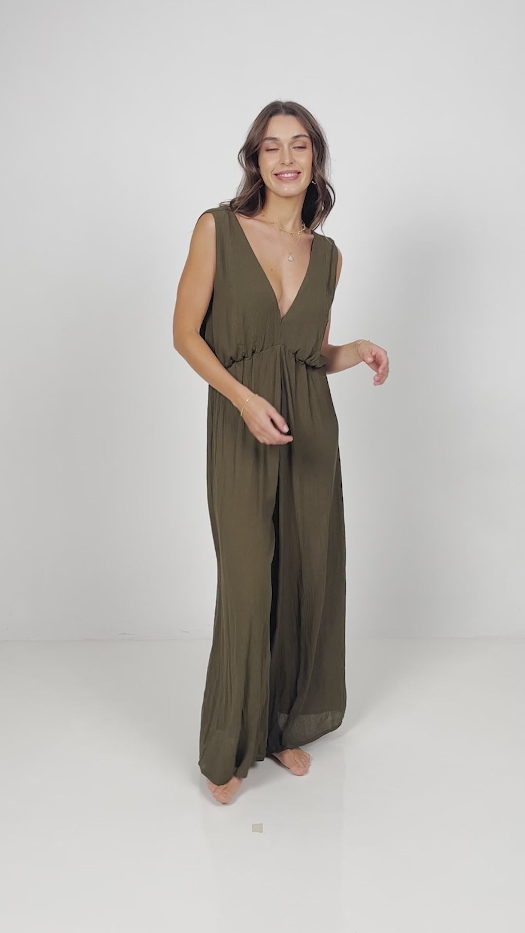 Maria Jumpsuit - Brown