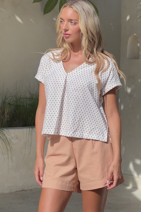 Maya Blouse / Daisy White