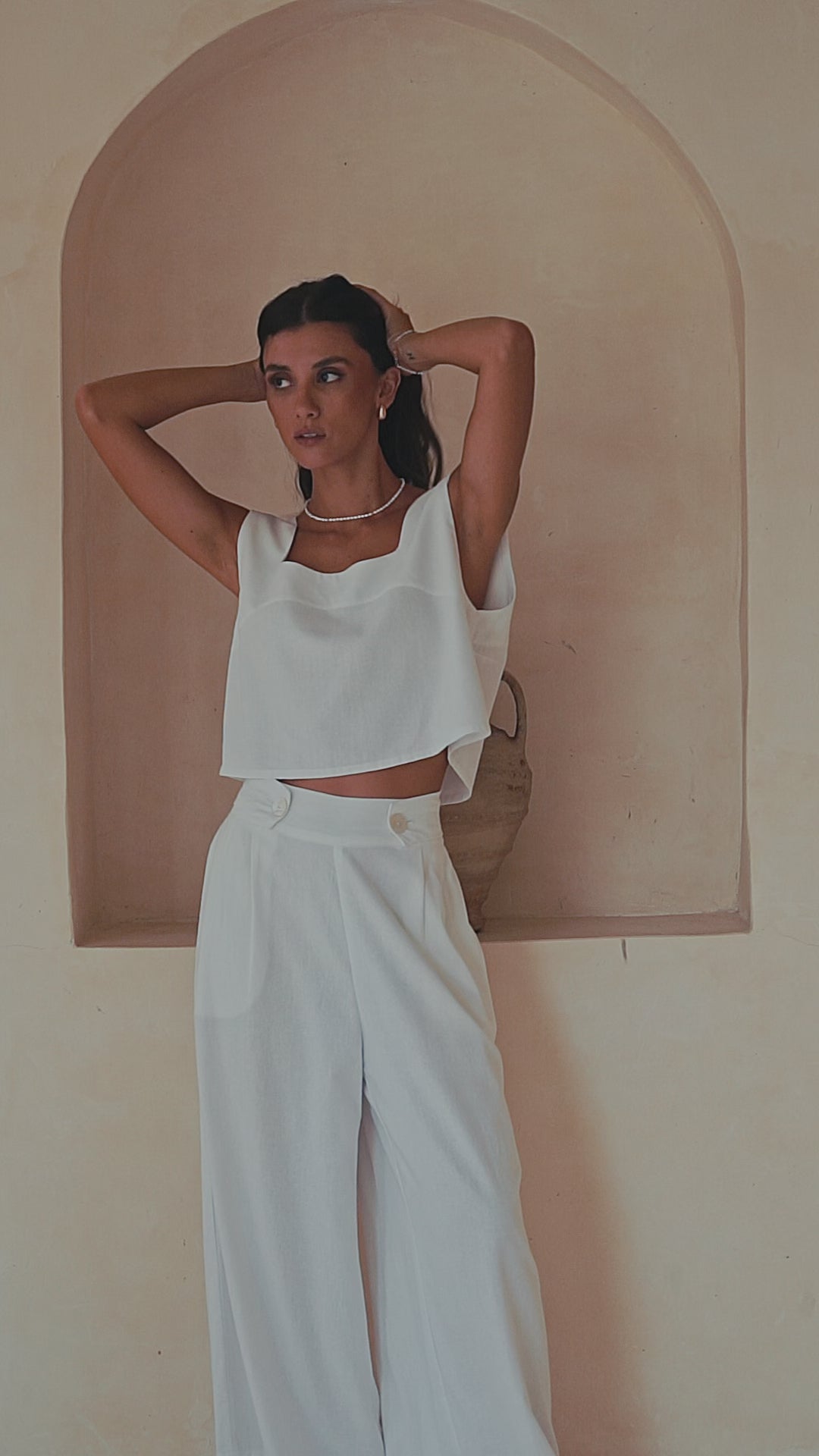 Roma Top / White